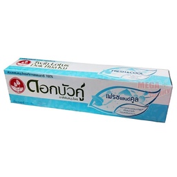 ດອກບົວຄູ່ ຢາຖູແຂ້ວ ສະມຸນໄພ ເຟສແອນຄູລ 100ກຣາມ / (ອັນ)
